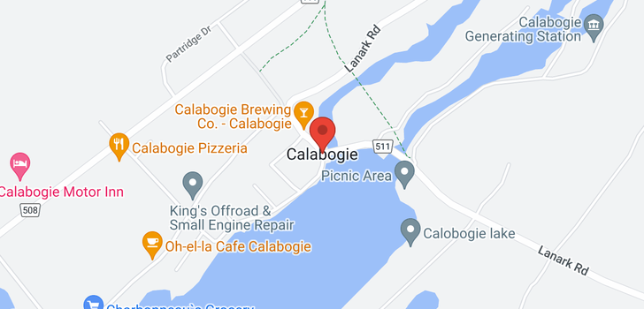 map of 4590 CALABOGIE ROAD